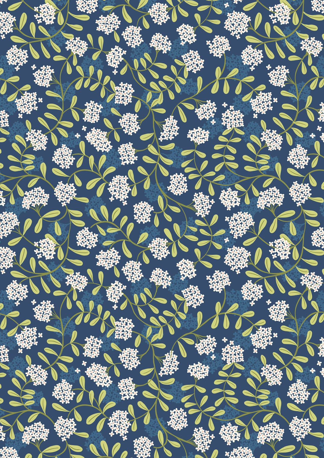 Clearbury Down | Wild Thyme on Dark Blue by Lewis & Irene | A816.3