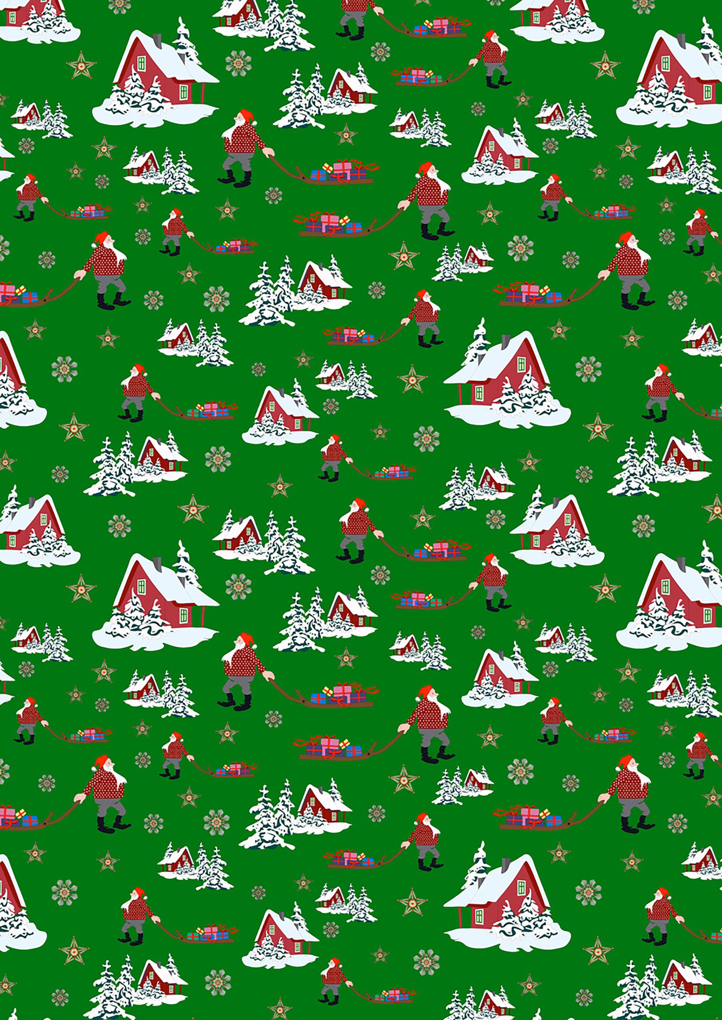 Norwegian Christmas | Christmas Eve on Green by Arne & Carlos for Lewis & Irene | AC10B