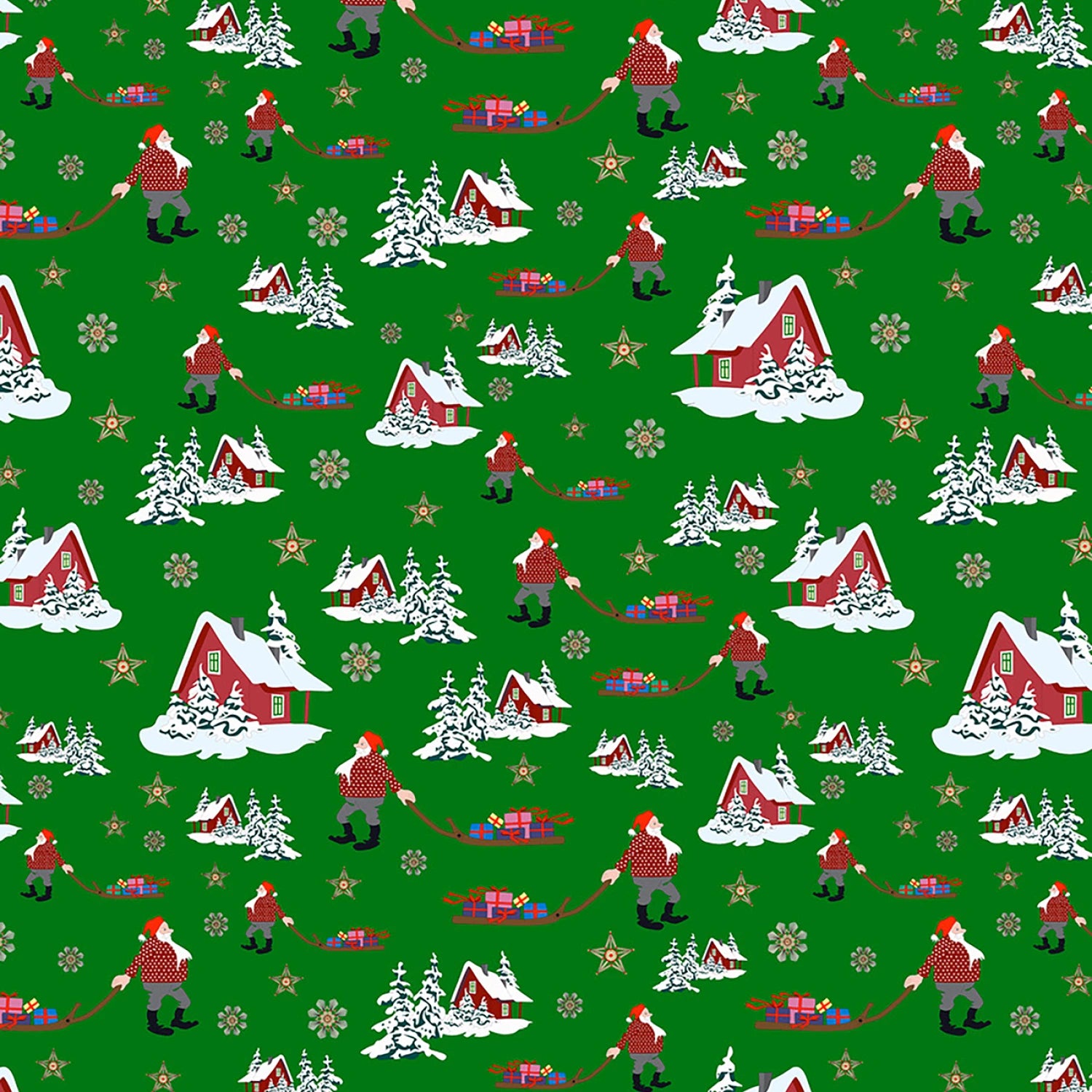 Norwegian Christmas | Christmas Eve on Green by Arne & Carlos for Lewis & Irene | AC10B