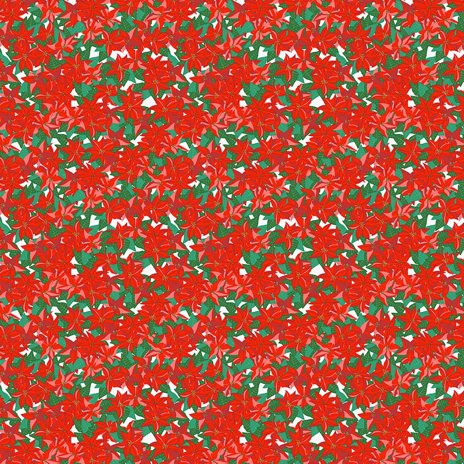 Norwegian Christmas | Poinsettia Red by Arne & Carlos for Lewis & Irene | AC8A