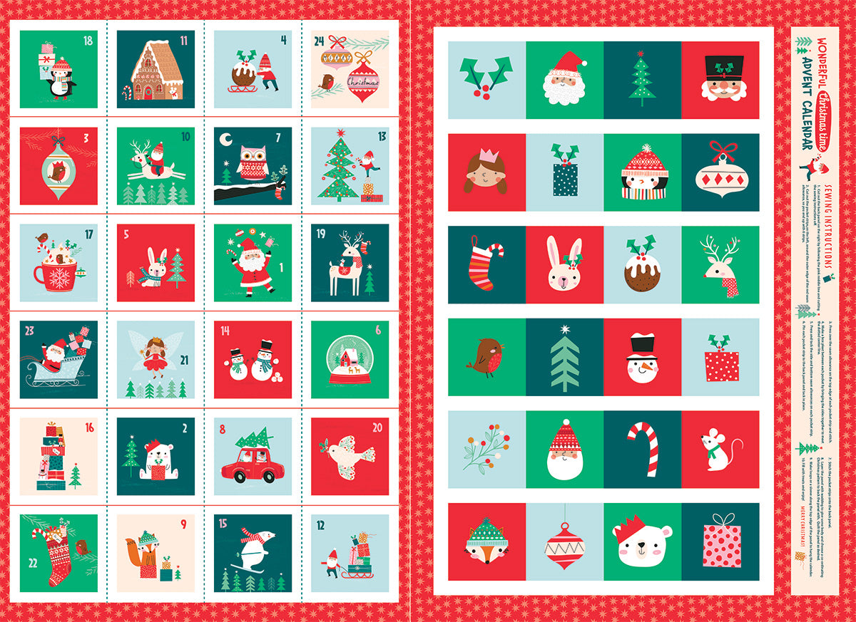 Wonderful Christmas Time | ADVENT2471 Advent Calendar by Jane Farnham for Dashwood Studio