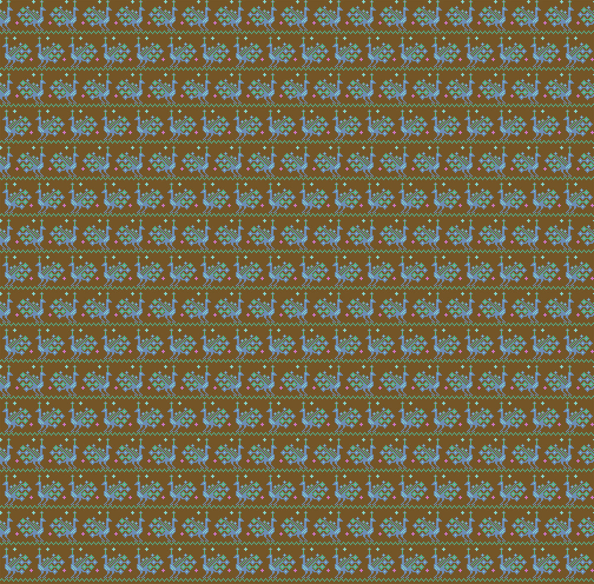 Heiress | Peacock - Bark by Anna Maria Textiles | AMT1014-36V