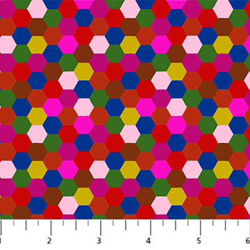 Piecework | Hexagons - Eccentric by Anna Maria for Anna Maria Textiles | AMT111-28L