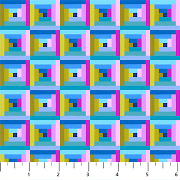 Piecework | Log Cabin - Beach by Anna Maria for Anna Maria Textiles | AMT115-64C