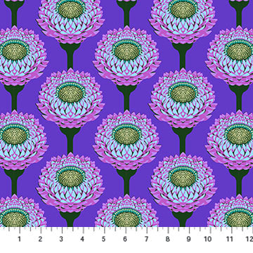 Iconic | Strawflower - Periwinkle by Anna Maria for Anna Maria Textiles | AMT123-63C