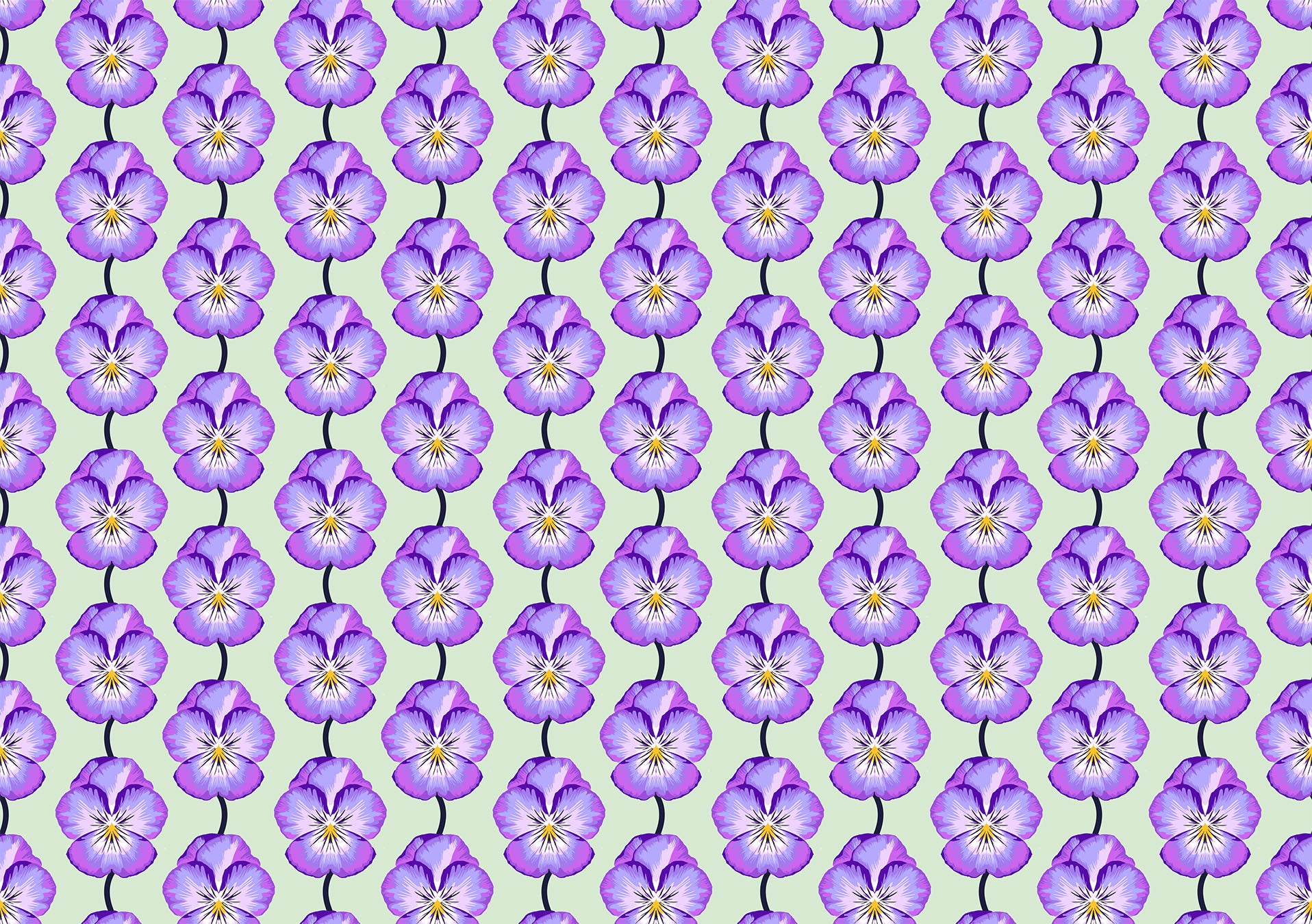 Iconic | Pansy - Lavender by Anna Maria for Anna Maria Textiles | AMT124-83C
