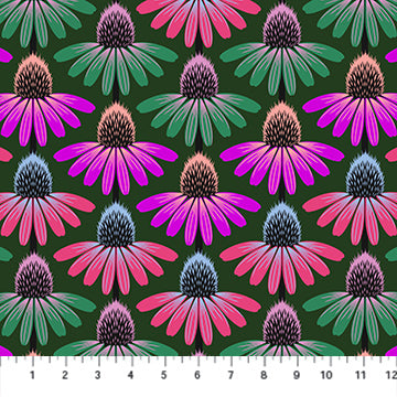 Perennial Borders | Echinacea Rhythm - Forest by Anna Maria for Anna Maria Textiles | AMT136-78L