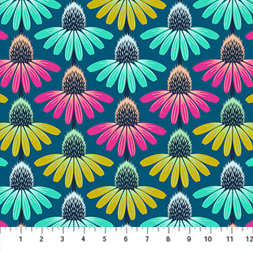 Perennial Borders | Echinacea Rhythm - Parade by Anna Maria for Anna Maria Textiles | AMT136-86C