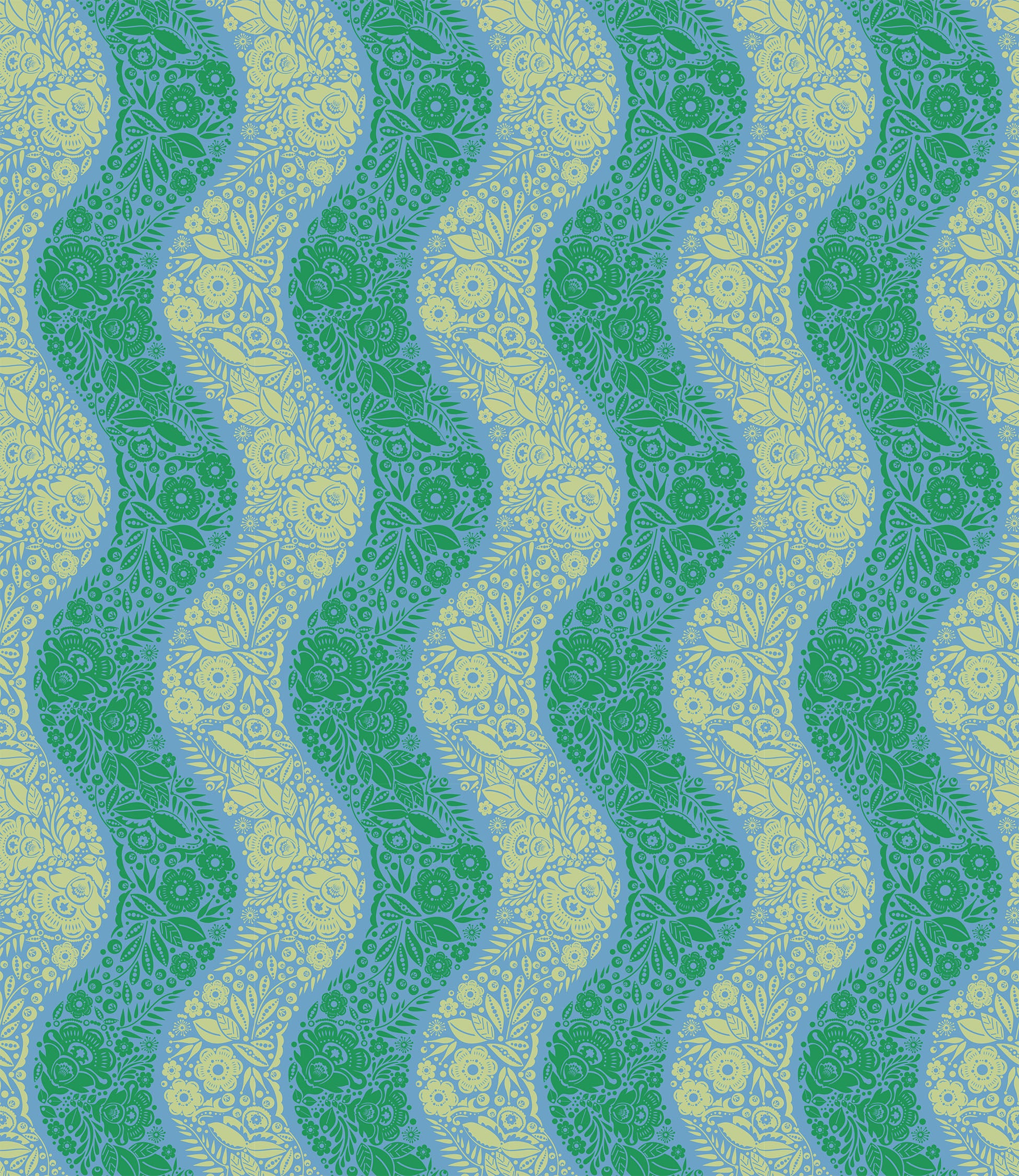 Perennial Borders | Village Path - Sea by Anna Maria for Anna Maria Textiles | AMT139-64C