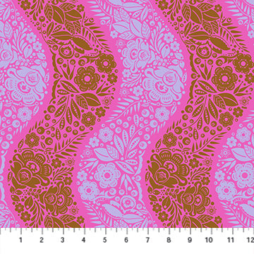 Perennial Borders | Village Path - Raspberry by Anna Maria for Anna Maria Textiles | AMT139-84V