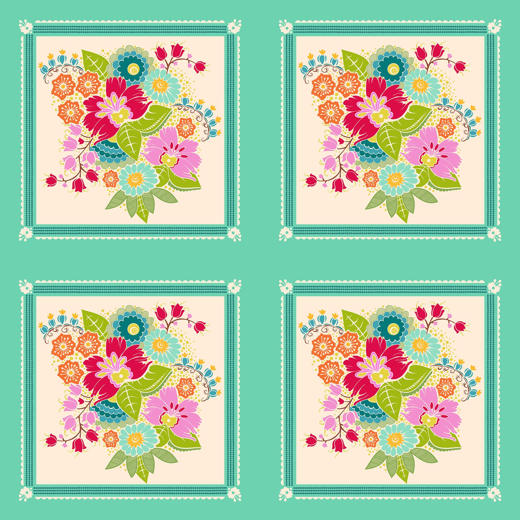 Allegory | Square Dance - Bright by Anna Maria for Anna Maria Textiles | AMT144-64C