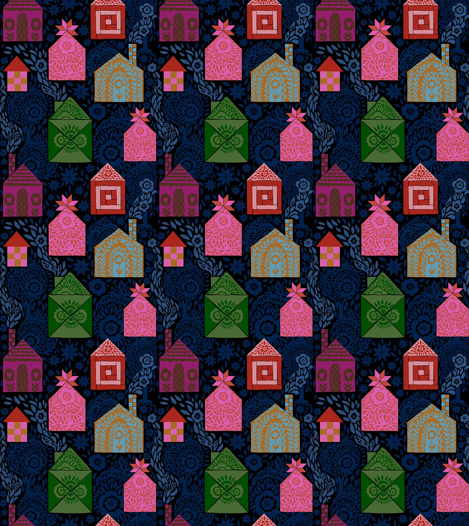 Allegory | Storybook - Dark by Anna Maria for Anna Maria Textiles | AMT146-49L