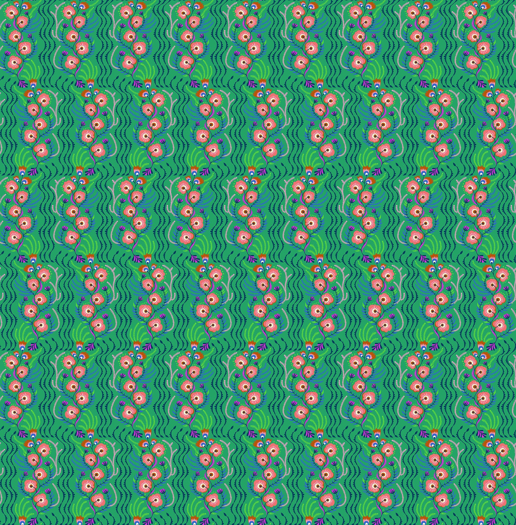 Allegory | Tambourine - Jade by Anna Maria for Anna Maria Textiles | AMT147-72C