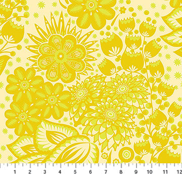 Overdressed | Totem - Yellow by Anna Maria for Anna Maria Textiles | AMT152-52V