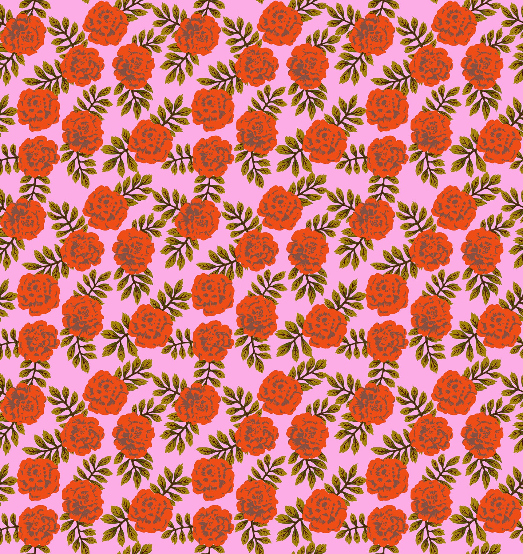 Yesterday | Carnation Vivid by Juliana Horner for Anna Maria Textiles | AMT155-23L