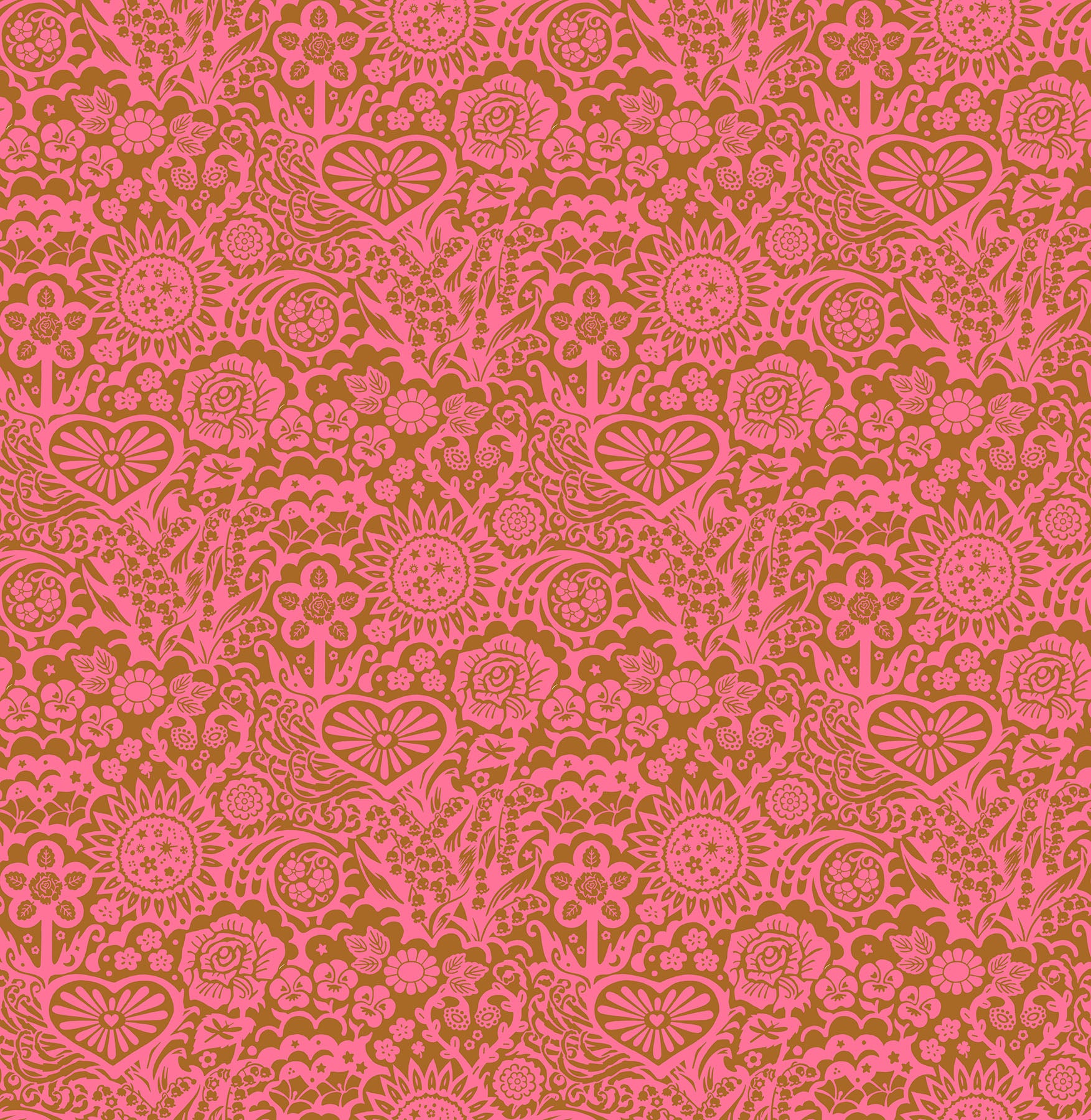 Yesterday | Big Heaven Coral by Juliana Horner for Anna Maria Textiles | AMT157-23V