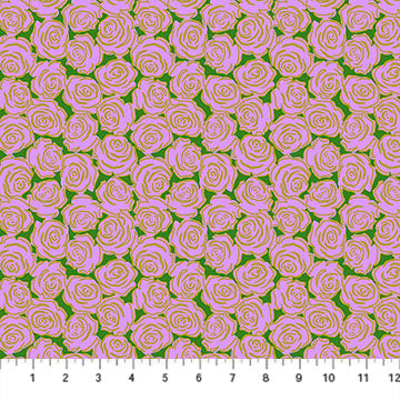 Yesterday | Rossette Lilac by Juliana Horner for Anna Maria Textiles | AMT159-83C