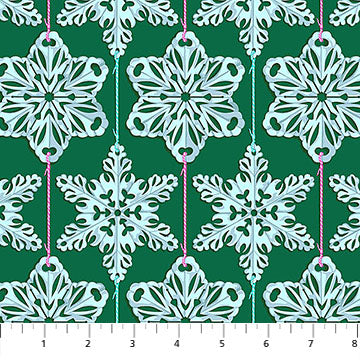 Cozy Christmas | Paperflakes - Mint by Anna Maria Textiles | AMT162-74L
