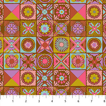 Rhapsody | Cottage Kitchen - Rust by Anna Maria Textiles | AMT168-37C