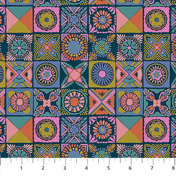 Rhapsody | Cottage Kitchen - Navy by Anna Maria Textiles | AMT168-47L