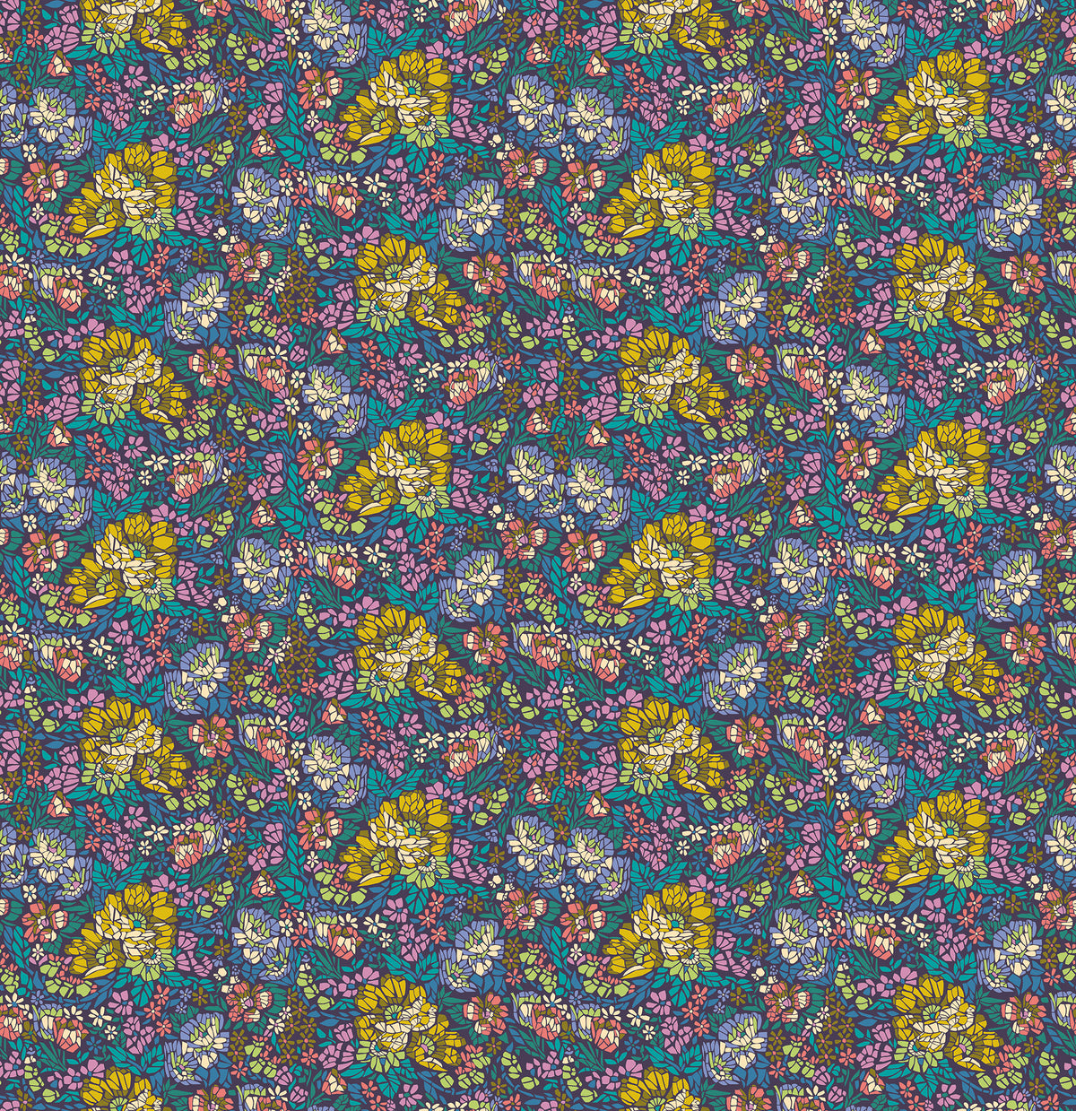 Rhapsody | Mosaic - Ocean by Anna Maria Textiles | AMT169-62C