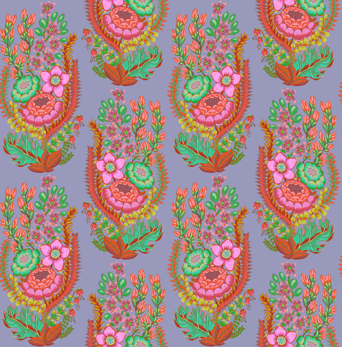 Rhapsody | Outstretched - Periwinkle by Anna Maria Textiles | AMT170-45V