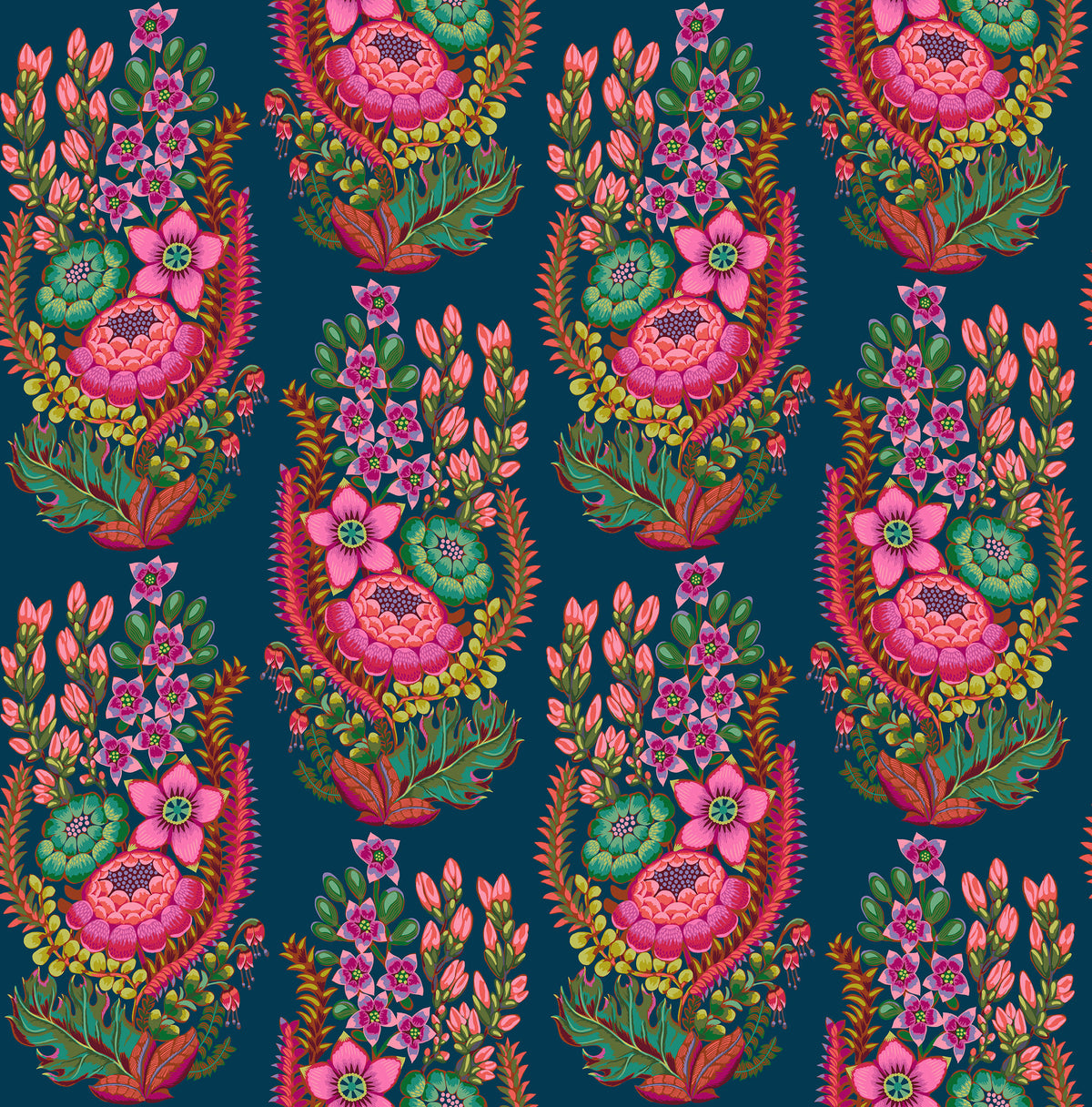 Rhapsody | Outstretched - Azure by Anna Maria Textiles | AMT170-49C