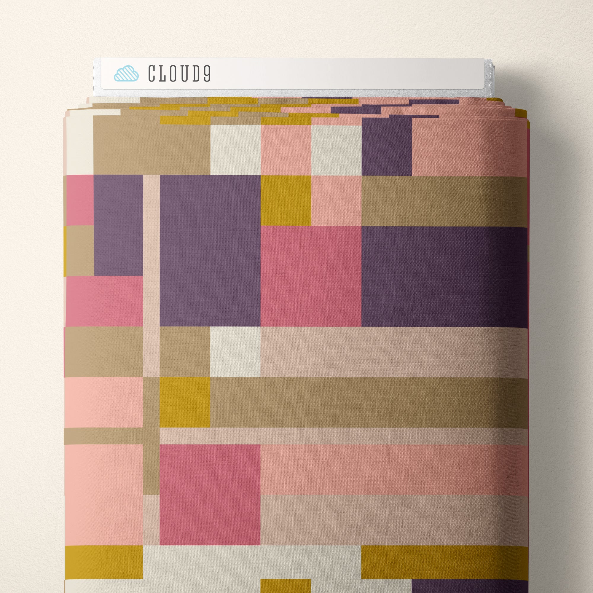 American Bold | Oak Park - Pink/Purple by Frank Lloyd Wright for Cloud9 | 228690 | 100% Organic Cotton