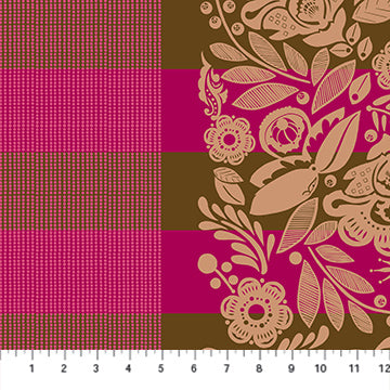 Perennial Borders | Festival Coffee - 108" Wide Backing by Anna Maria for Anna Maria Textiles | BAMT141-38