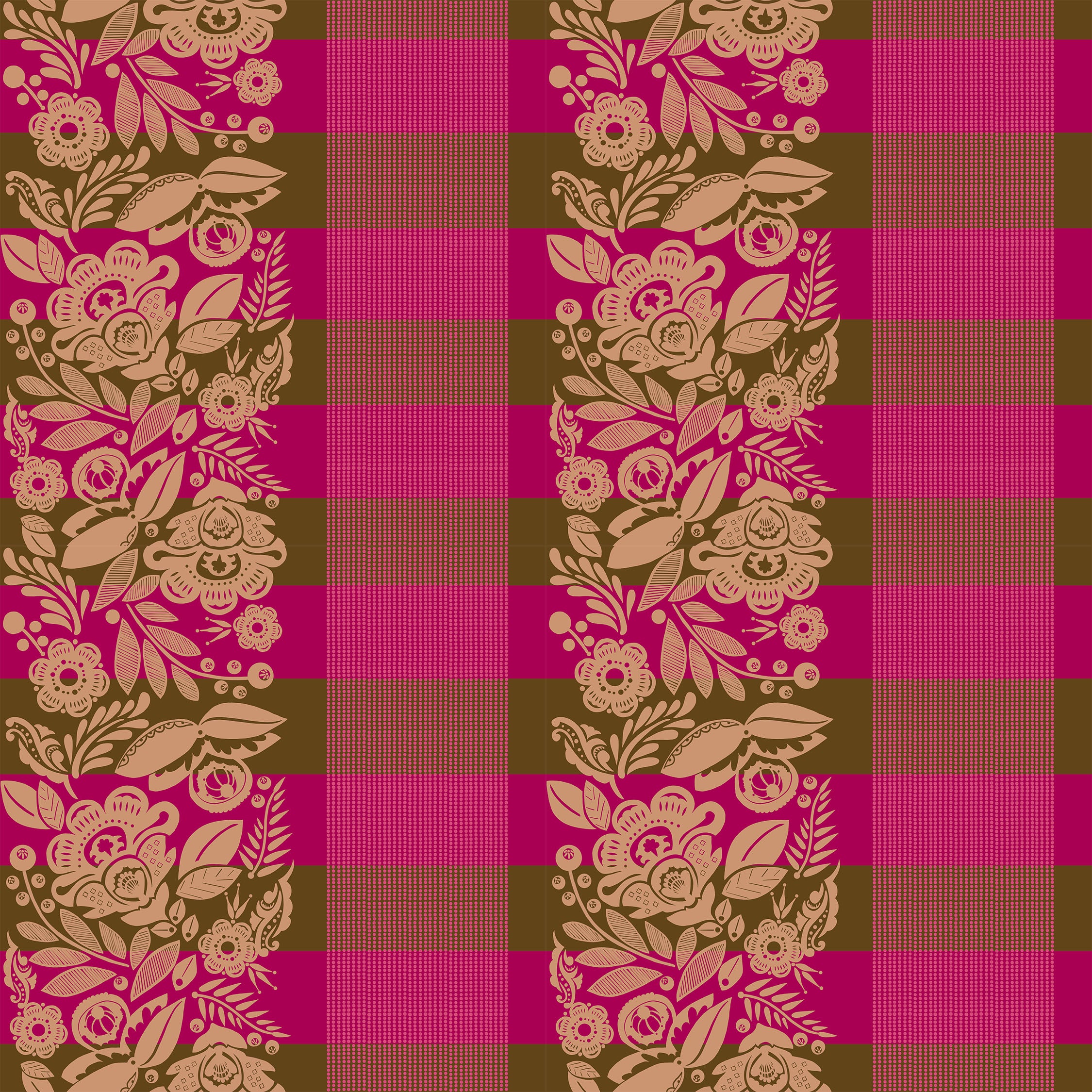 Perennial Borders | Festival Coffee - 108" Wide Backing by Anna Maria for Anna Maria Textiles | BAMT141-38