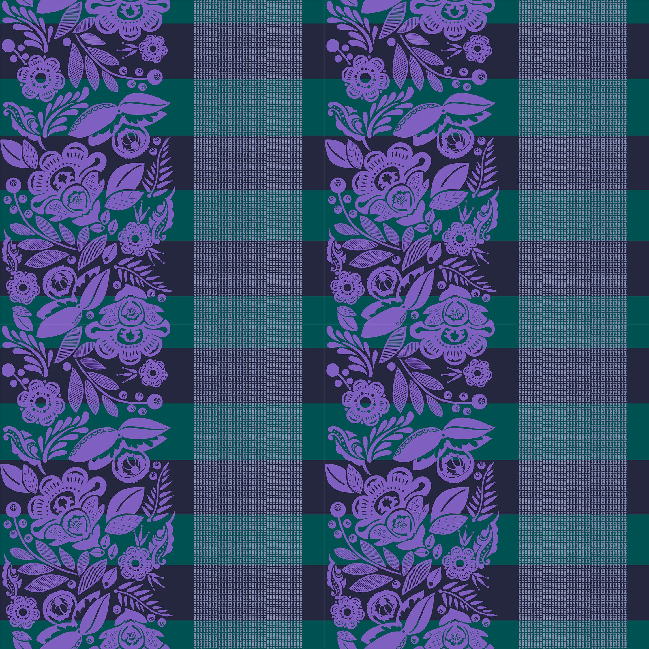 Perennial Borders | Festival Ocean - 108" Wide Backing by Anna Maria for Anna Maria Textiles | BAMT141-82