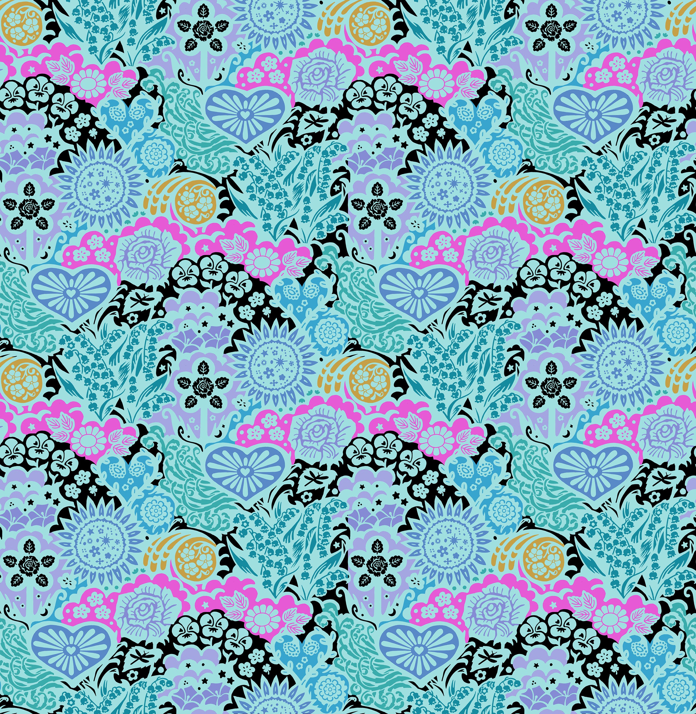 Euphoria Sea | 108" Wide Backing by Anna Maria Textiles (Backings No. 3) | BAMT161-83