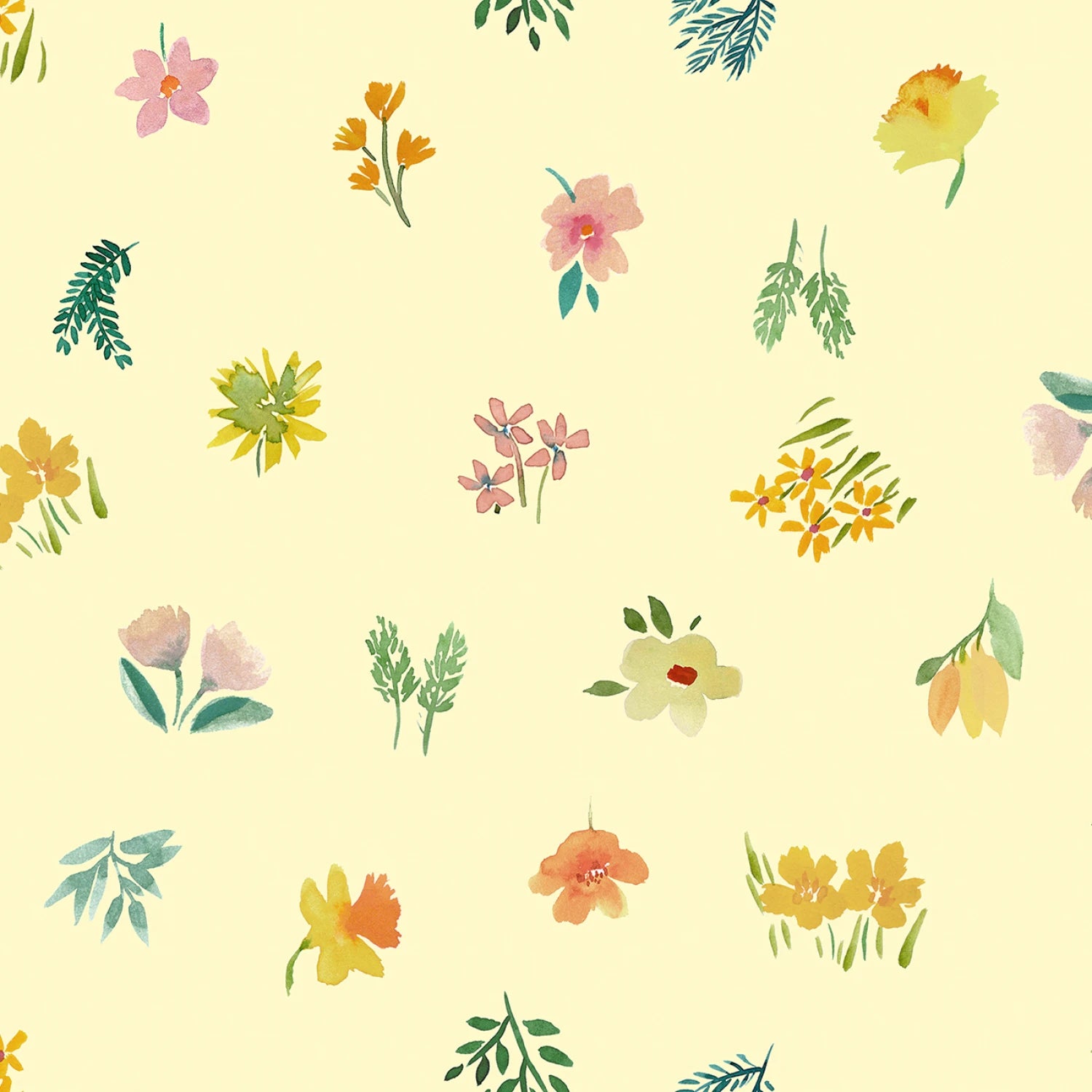 Flowers Collection | Dancing Flowers - Buttercup by Bluebellgray for Lewis & Irene | BG043
