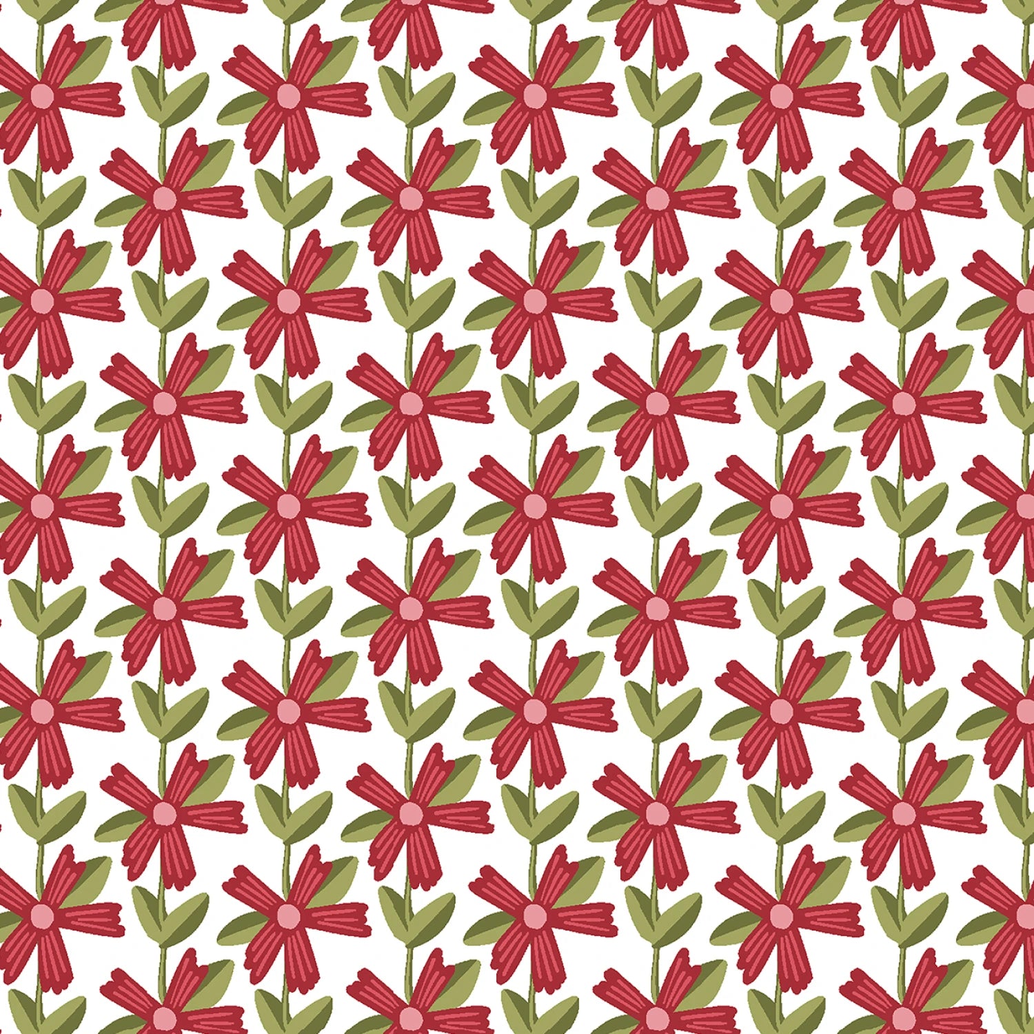 Lake Night Serenade | Red Floral by Bienvenido for Blank Quilting | 4302-88