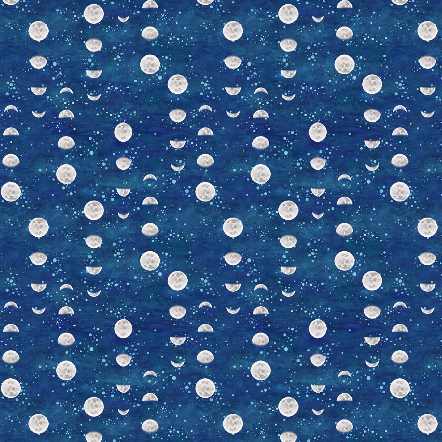 Moondance | Sapphire Winter Moon by Episodic Drawing for Blank Quilting | 5040-76