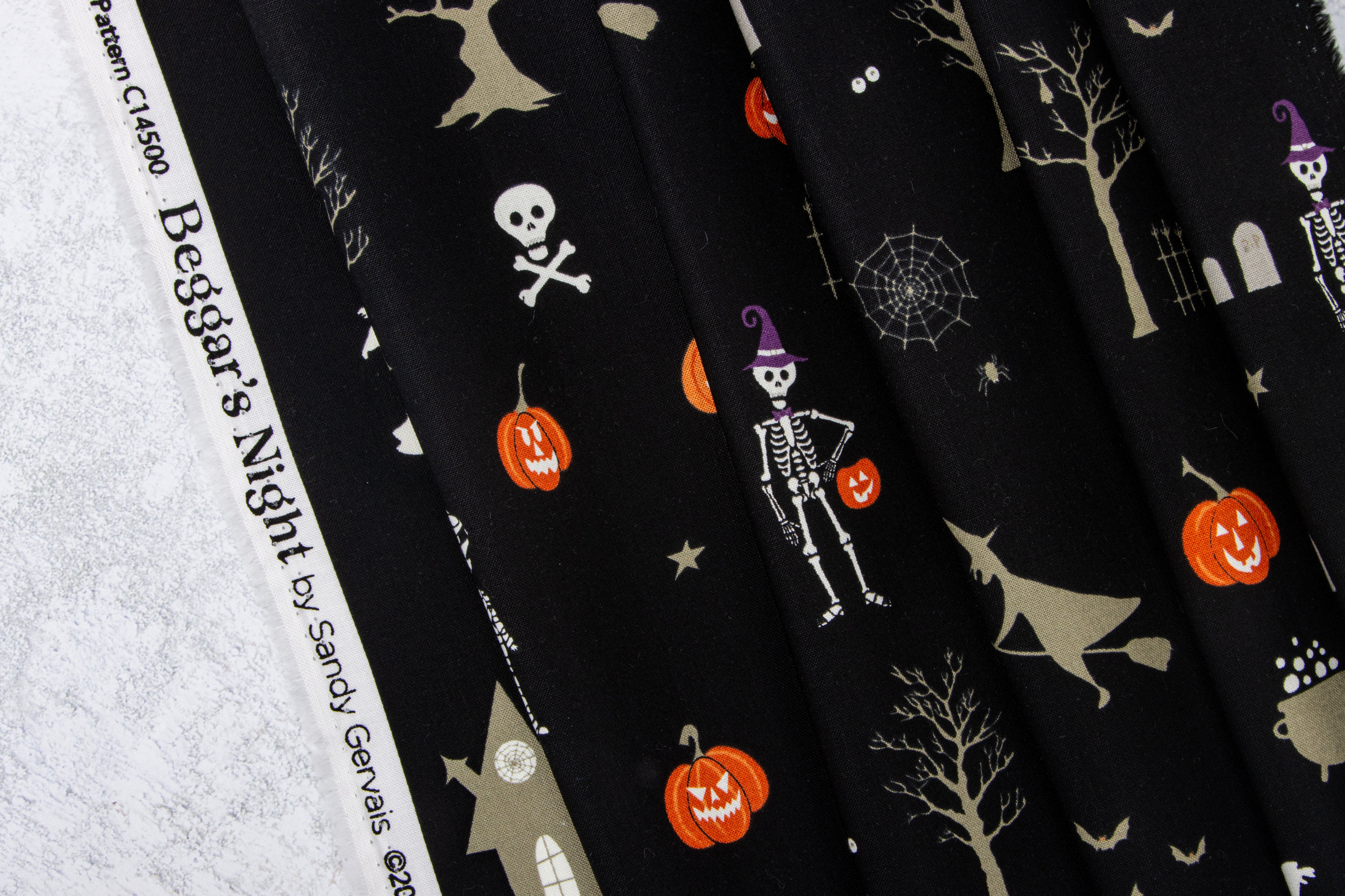 Beggar's Night | Main Black by Sandy Gervais for Riley Blake | C14500-BLACK