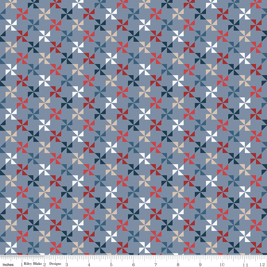 Red, White & True | 2.5" Precut Strips by Dani Mogstad for Riley Blake | 40pcs