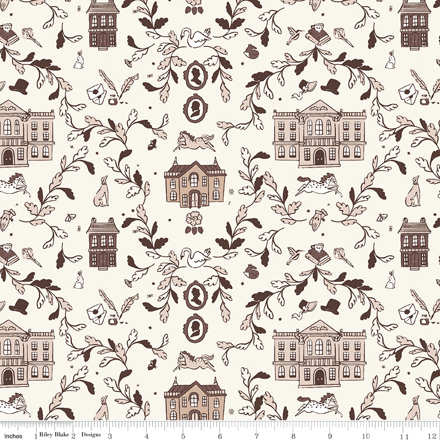 Pride & Prejudice | Pemberley Cream by Riley Blake Designs | C13770-CREAM