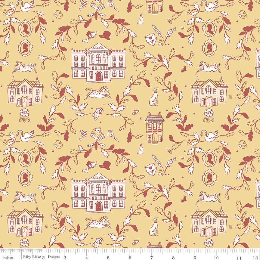 Pride & Prejudice | Pemberley Yellow by Riley Blake Designs | C13770-YELLOW