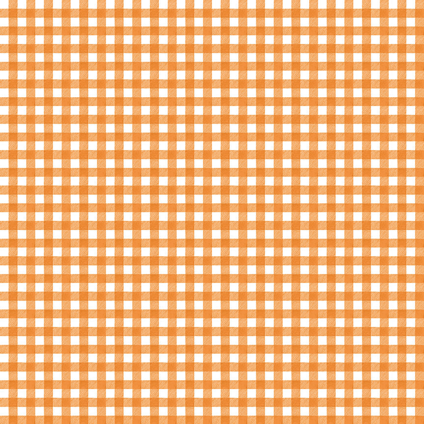 Pumpkin Patch | Gingham Orange by J. Wecker Frisch for Riley Blake | C14574-ORANGE