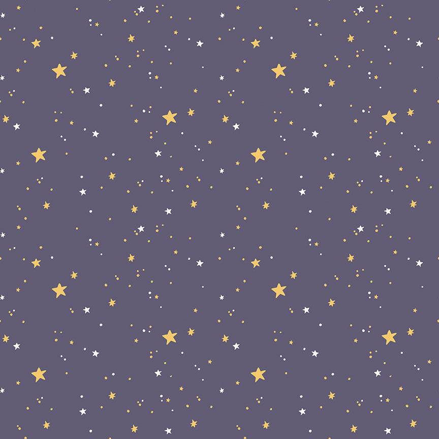 Sophisticated Halloween | Stars Heather by My Mind's Eye for Riley Blake | C14623-HEATHER