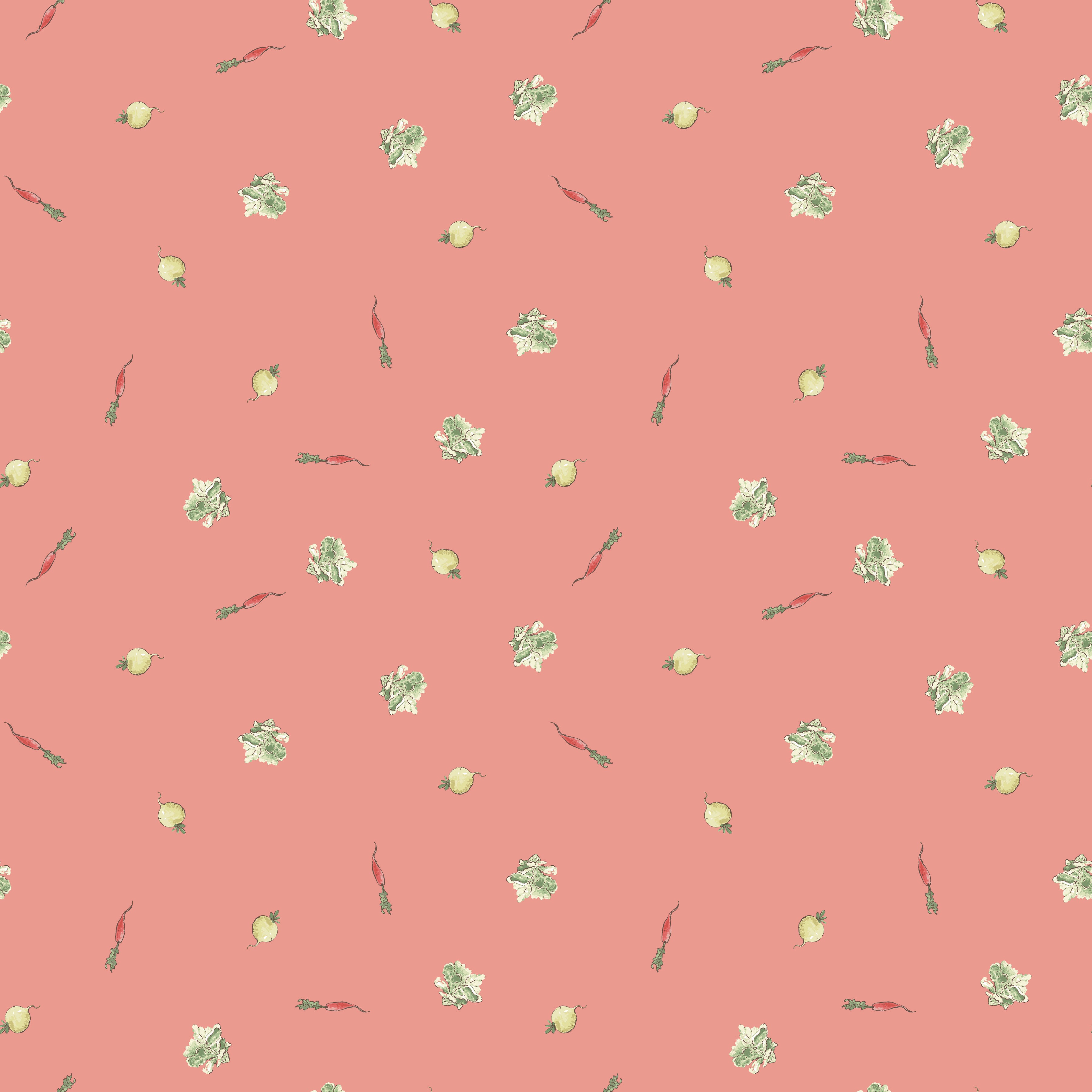 The Tale of Peter Rabbit | 1-Yard Bundle Coral by Beatrix Potter for Riley Blake | 6 pcs
