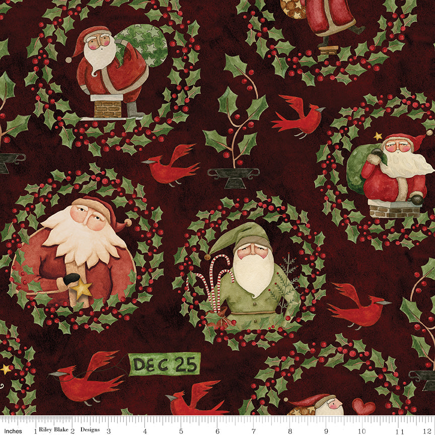 Up on the Housetop | 10" Precut Squares by Teresa Kogut for Riley Blake | 42pcs