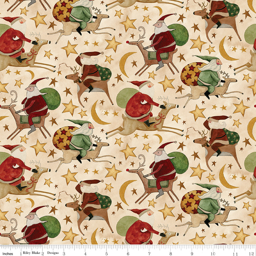 Up on the Housetop | 10" Precut Squares by Teresa Kogut for Riley Blake | 42pcs