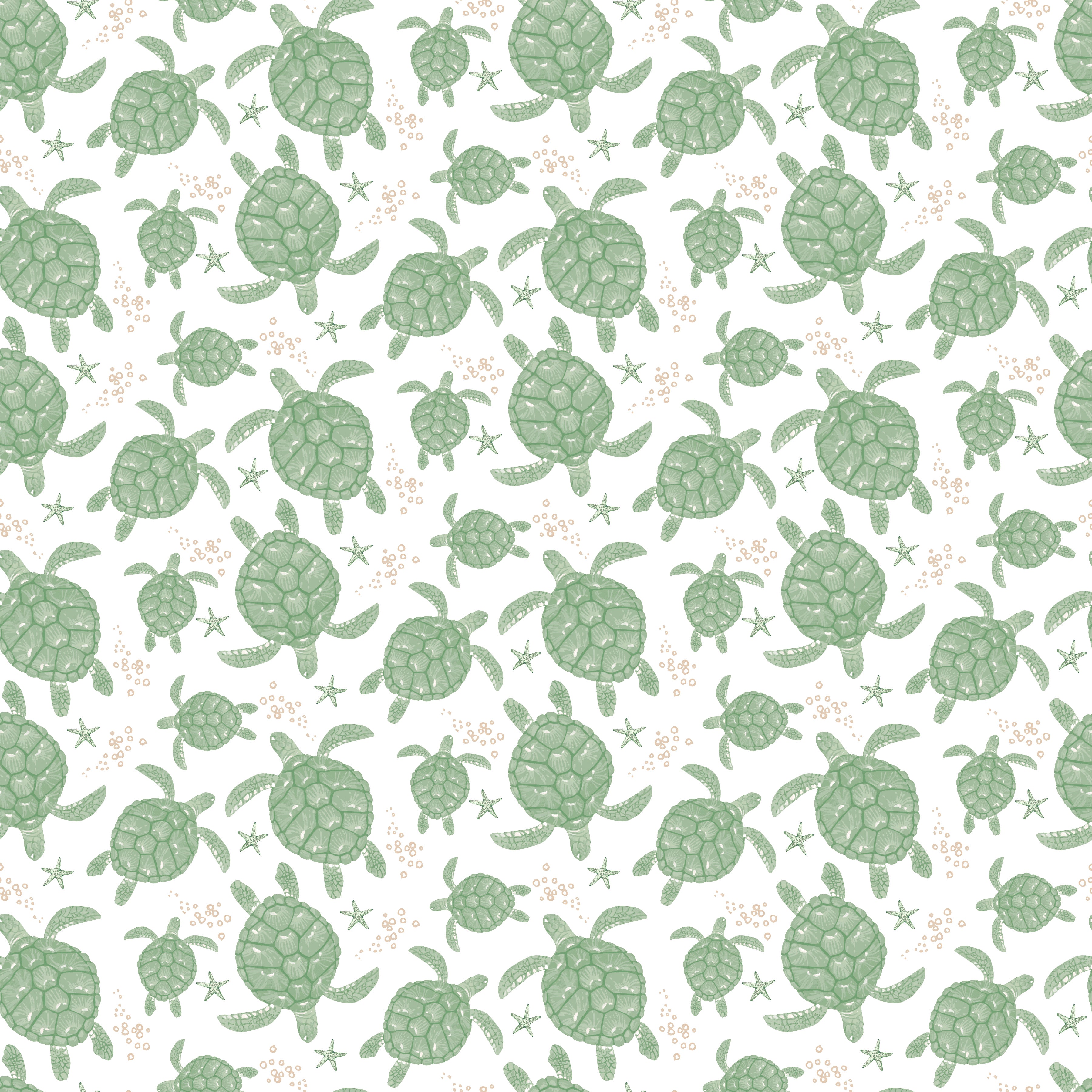Free as the Ocean | 1-Yard Bundle Aqua by Lisa Audit for Riley Blake | 7 pcs