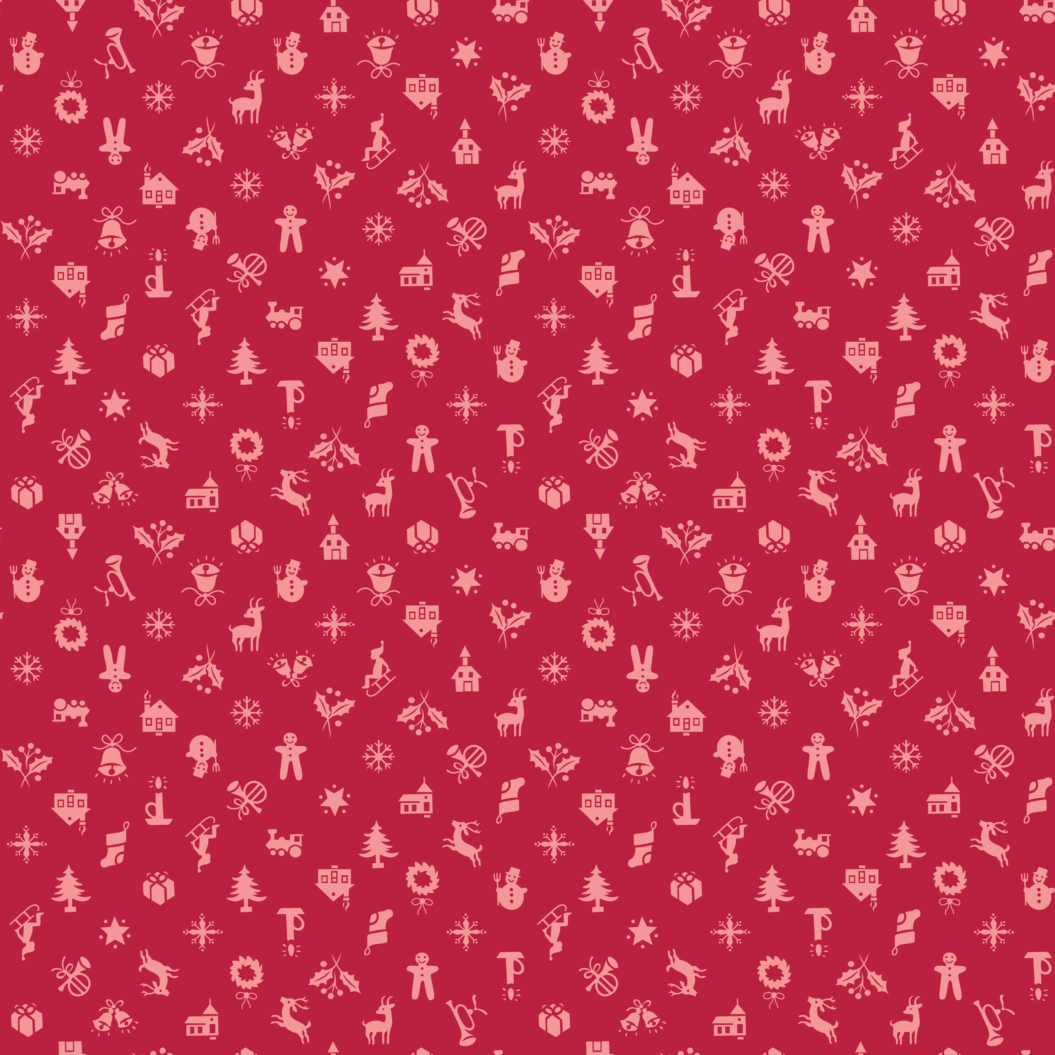 Home Town Holiday | Christmas Berry by Lori Holt for Riley Blake | C14907-BERRY