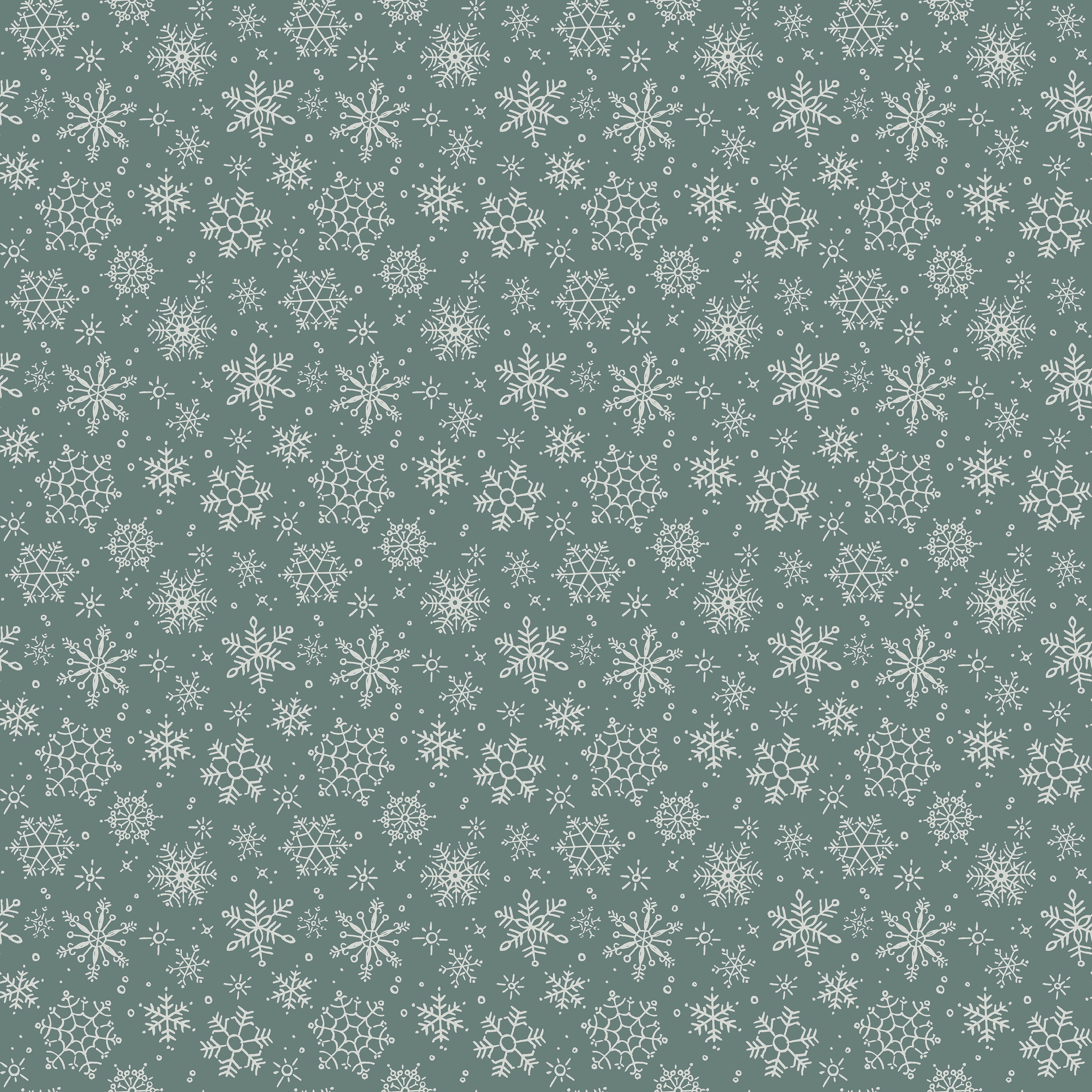 Magical Winterland | One Yard Bundle Snow by Lisa Audit for Riley Blake | 9pcs