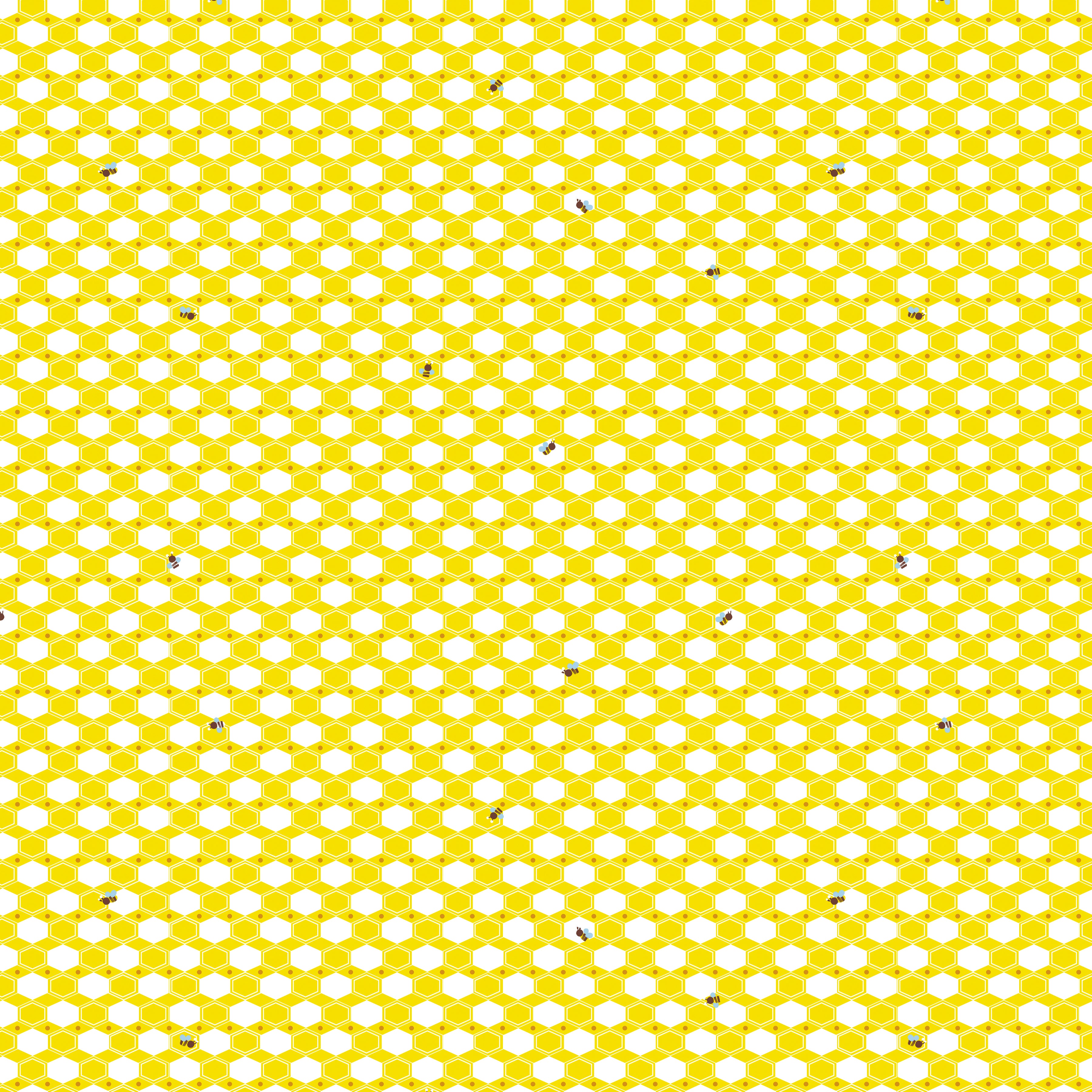 100 Aker Woods | Honey Hex Yellow by Jill Howarth for Riley Blake | C15175-YELLOW