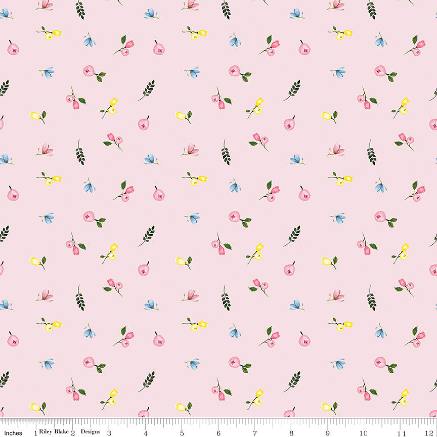 Sweet Spring | Ditsy Pink by Hester & Cook for Riley Blake | C15804-PINK