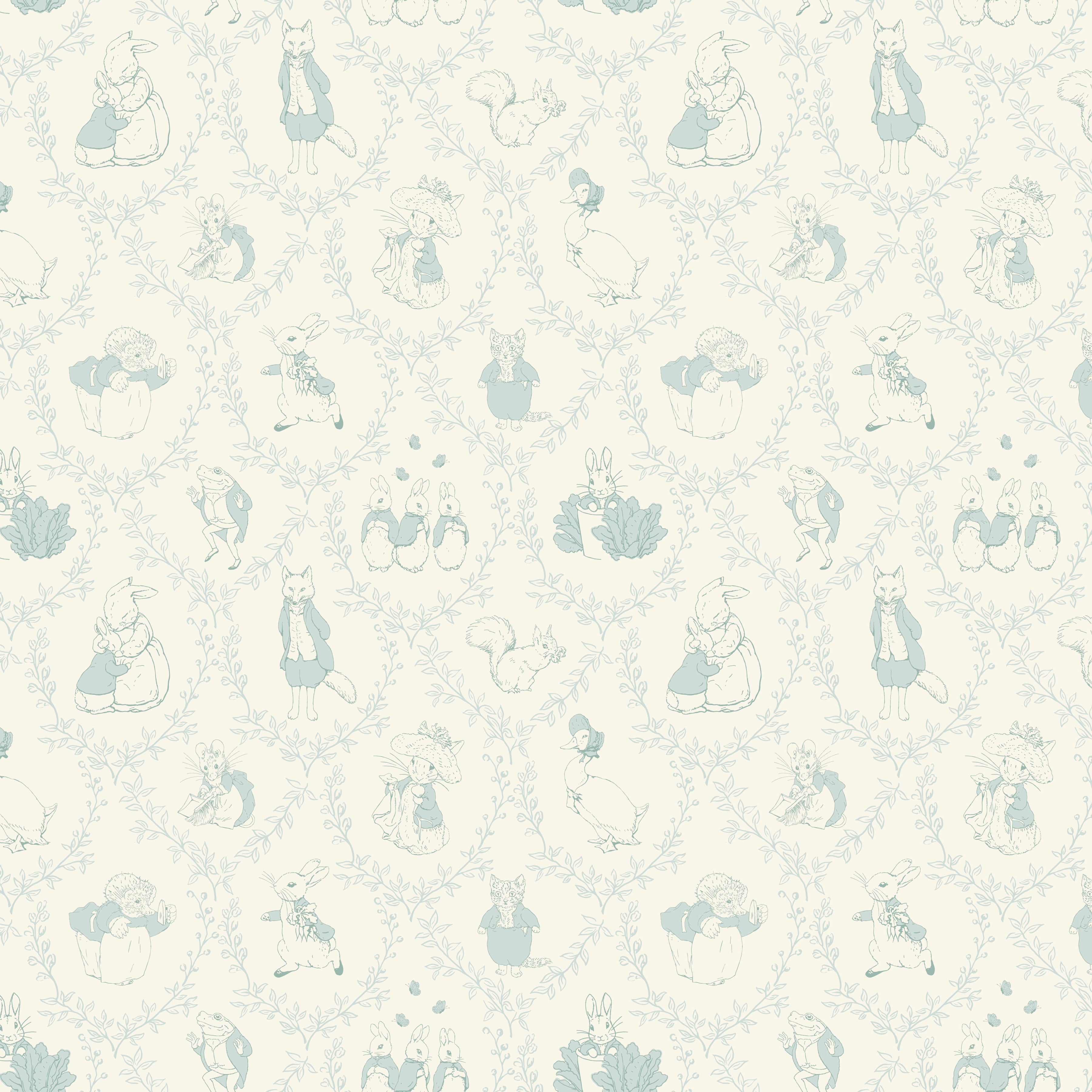 Peter Rabbit & Friends | Toile Cloud by Beatrix Potter for Riley Blake | C15863-CLOUD